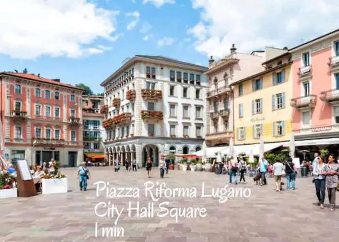 Soleil 5 With Terrace In Center -by Easylife Swiss Appartamento Lugano